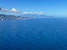 NW tip of Maui with Molokai in the background
