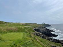 16th Par 3 right in the edge