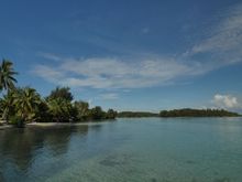 View on Motu Fareone and Motu Tiahura
