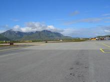 View from the airport