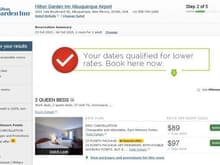 Hilton Worldwide Hotel overcharge screen capture