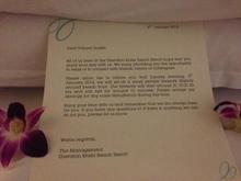 Wedding fireworks letter