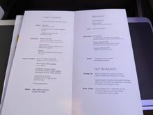 Menu SFO-LHR - May 2024