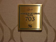 Room number plate