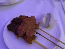 Sate - turned out to be the highlight of the supper
