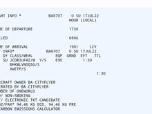 ZY so possibly due to incoming plane not making it