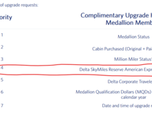 DL Reserve AmEx is # 4 in the upgrade priority queue