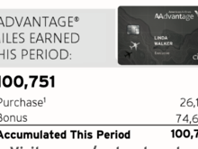 Only about $100 worth of purchases occurred from March 1st - 3rd, so nearly all of them will be backdated to the prior status year, which will take us over 400,000 and should unlock another 'selection bonus' with AA. 