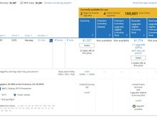 Column 1 is a "Q" fare which should be eligible for an upgrade, but UA wants to sell me a "PZ" fare for > $400 more.