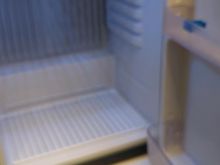 empty mini bar, nice if you want to store your own items