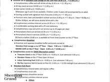 Here's the info sheet