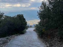 The path down is wide and paved!