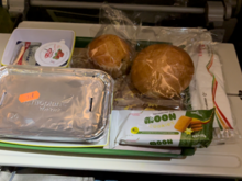 Economy class, Addis Ababa to Stockholm before landing