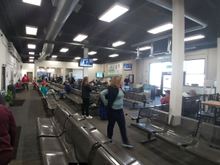Wide angle shot of 99% of the gate area (this was a slow day it does usually get much busier 1/25/17)