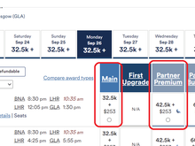 75K friend chose Main, not Partner Premium, and was able to book Premium Economy seats for the BA flights.