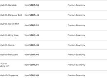 Cathay Pacific Premium Economy fare deals from JFK/EWR