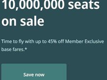 Up to 45% WOW. Except I can't find one!
