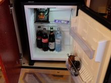 free minibar for platinum member, refill daily