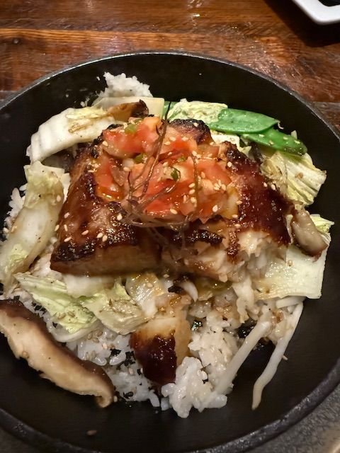 Misoyaki Butterfish rice bowl