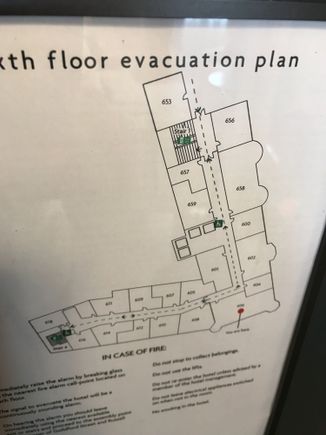 Floorplan and location of suite #606