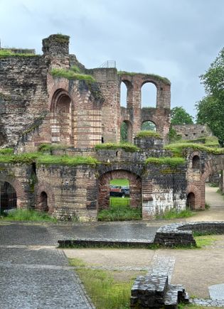 Part of the Barbara Baths in Trier 