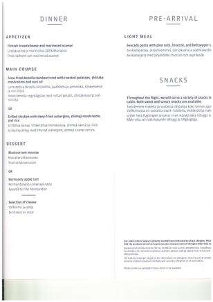 AY JFK-HEL J menu