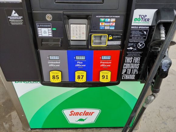 Sinclair EMV at the pump