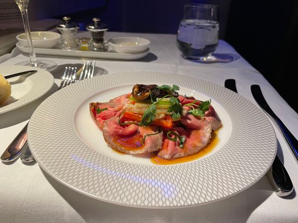 Carpaccio for appetizer 