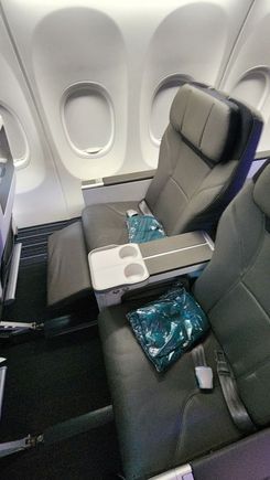 New seats with legrest extended