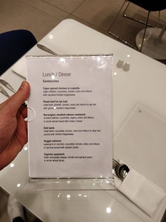 Prepared-to-order sandwiches menu