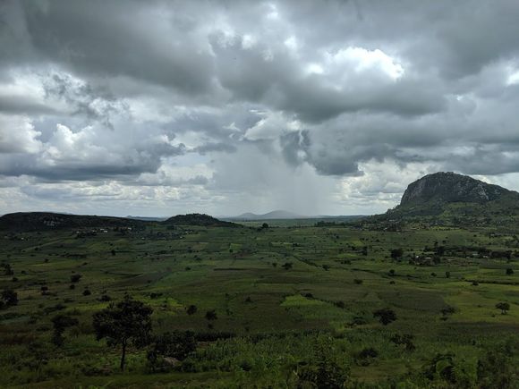 Rain coming up from Mozambique