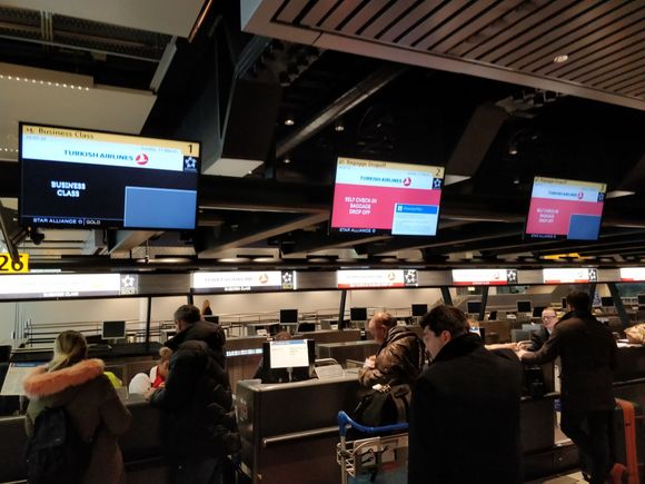  TK Check-in desks AMS