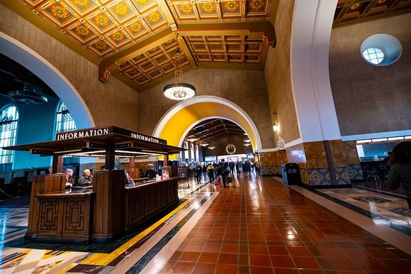 L.A. Union Station was PACKED! 