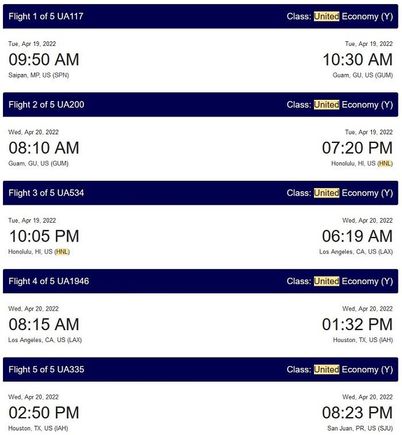 The craziest US-domestic route I could think of