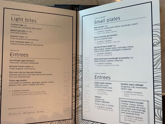 Here’s a pic of the new menu