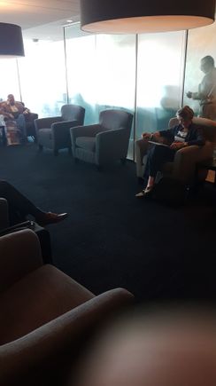 Club lounge section
