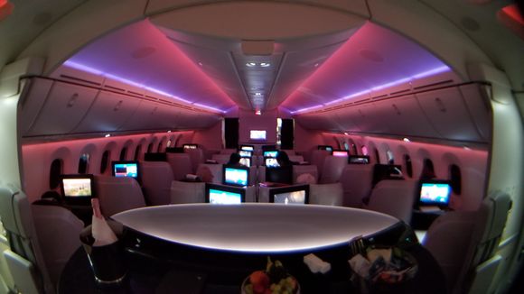"Bar" area and nice mood lighting