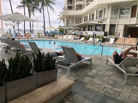 Might have to fight for chairs in the morning - the restaurant was open so that's a plus.  