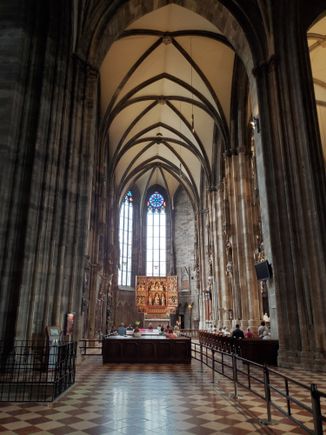 More views of the cathedral from the inside ...