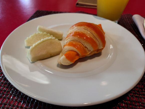 The Thai milk tea croissant 