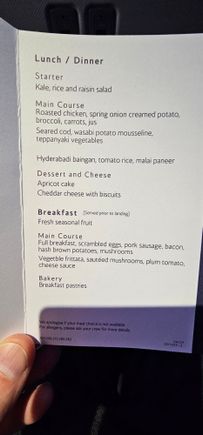 The paneer dish is a new one on me.