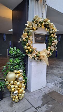 The outside of the hotel
