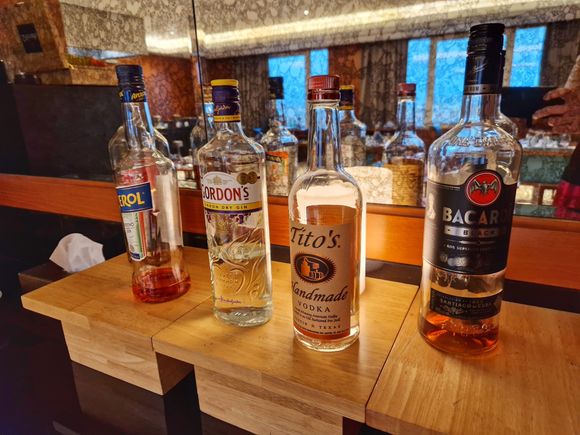 Selection of spirits