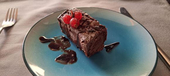 and the Yule log for dessert