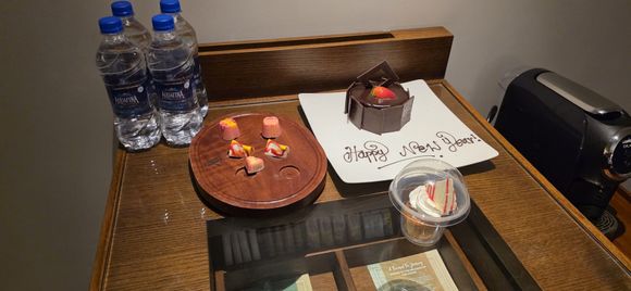 Ambassador welcome gifts on the table