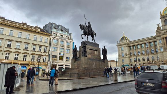 Saint Wenceslas, or Václav in Czech. 