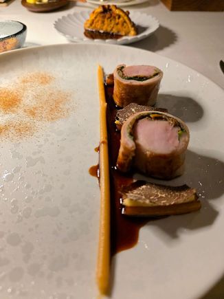 Rabbit with truffles