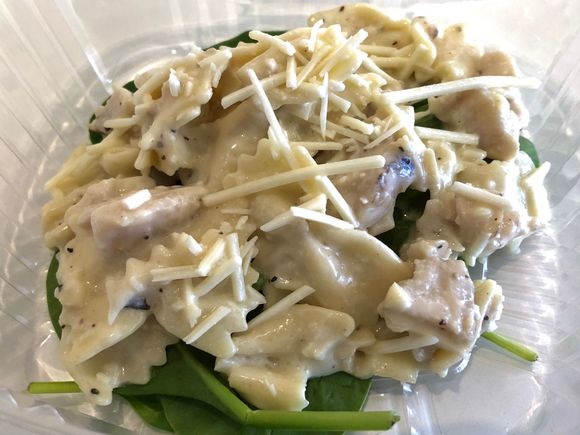 Caesar chicken pasta salad