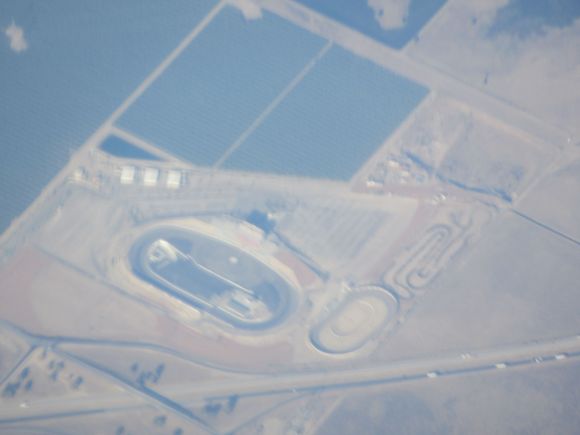 Interstate 5 and racetrack near Buttonwillow
