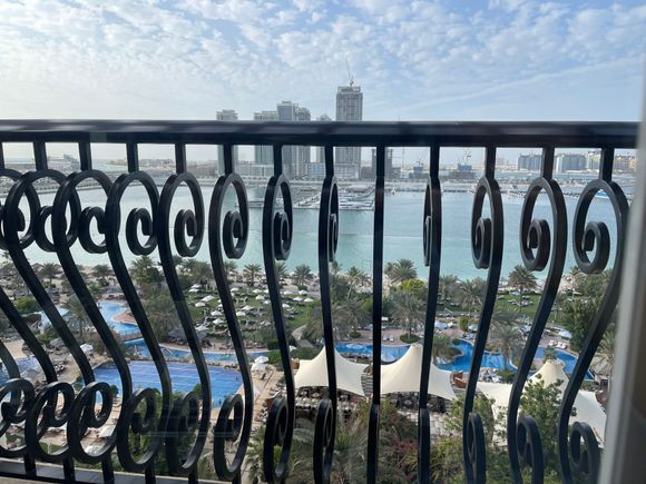 View from club lounge 